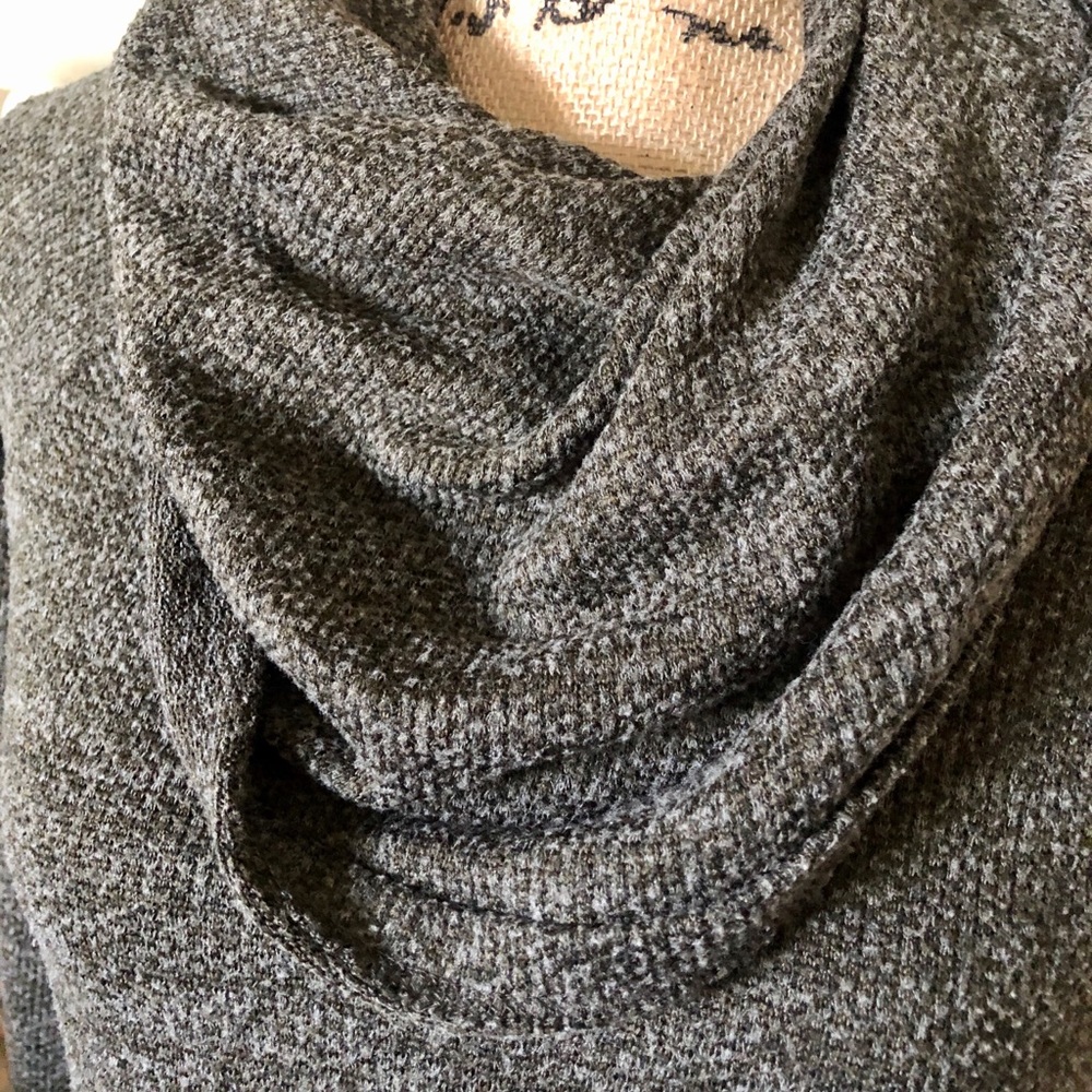 Turtleneck Side Split Sweater Top - image 6